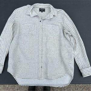 Madewell Sunday Shirt, Striped Flannel - image 1